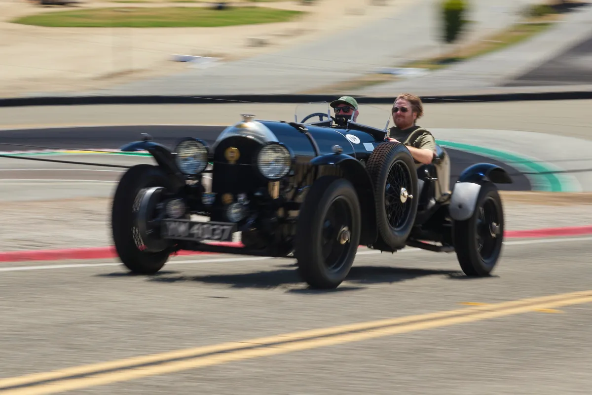 The iconic 100-year-old Bentley 3 Litre Supersports known as Smoky on display
