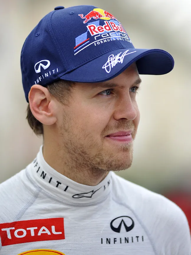 Sebastian Vettel and rival drivers compete during the historic 2012 Formula One World Championship season