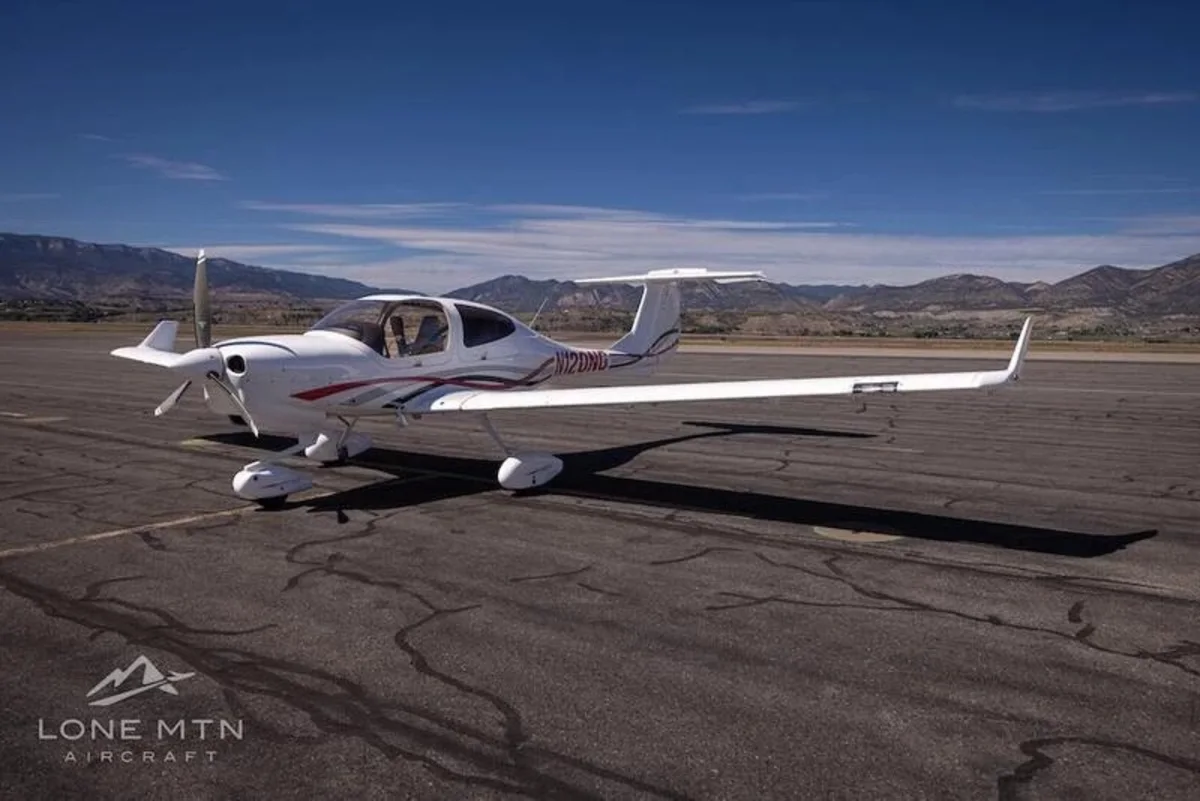 2020 Diamond DA40 NG aircraft listed for sale featuring advanced Garmin G1000 avionics and jet-A engine