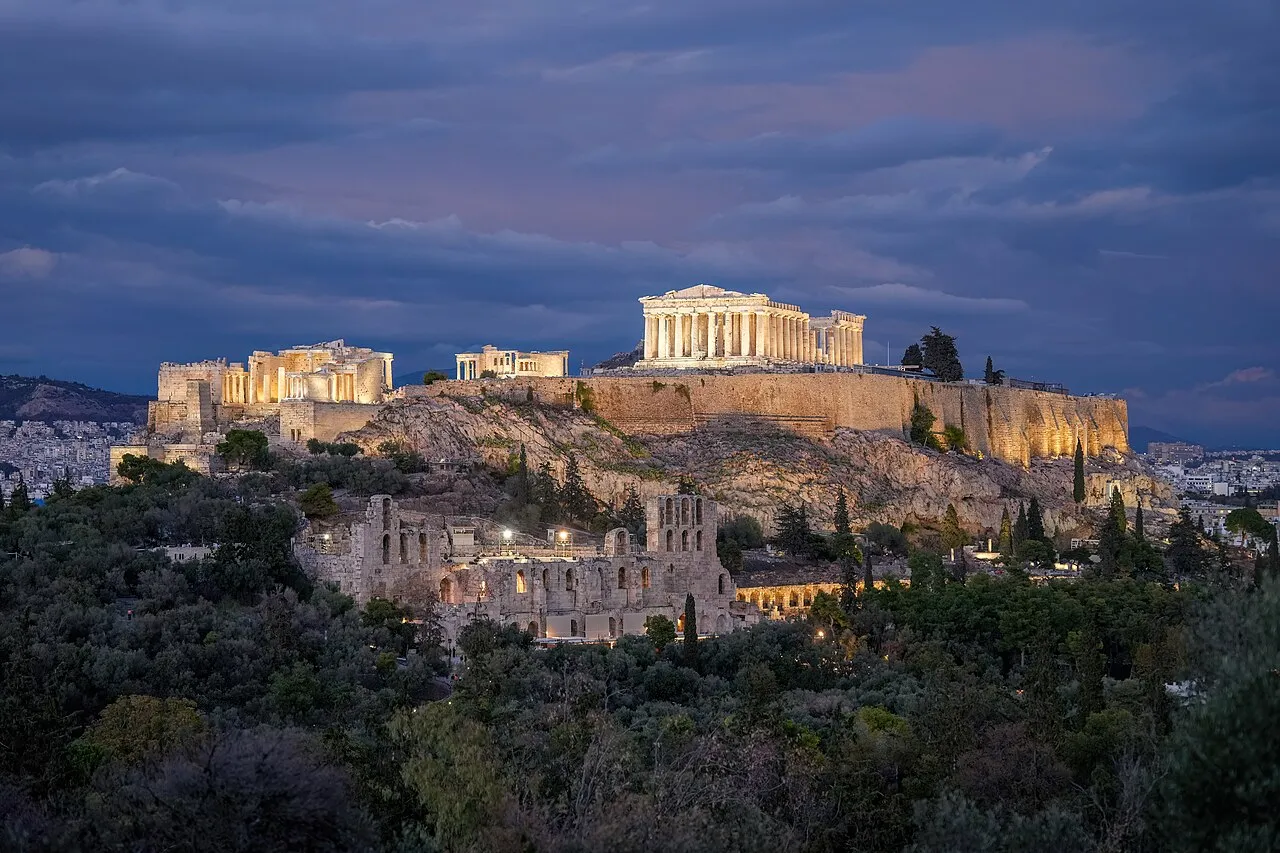 The Acropolis of Athens showcases ancient architectural wonders and rich historical heritage