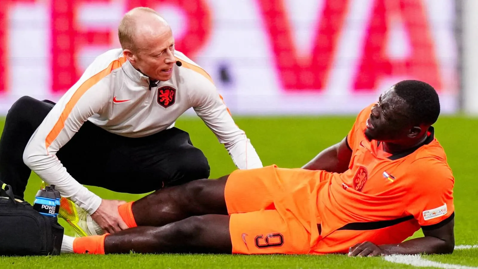 Brian Brobbey suffers injury scare while representing the Netherlands on international duty