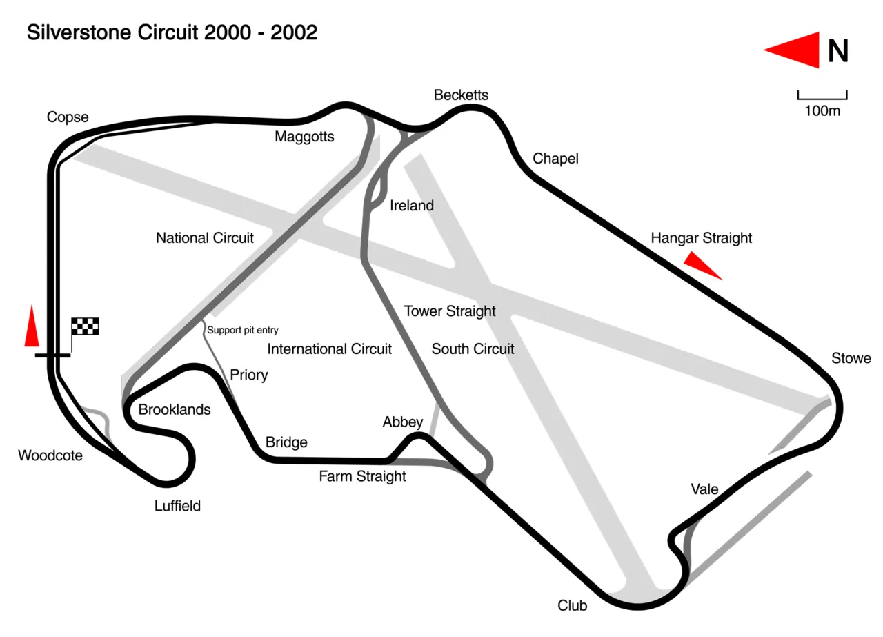 David Coulthard celebrates his victory at the 2000 British Grand Prix at Silverstone