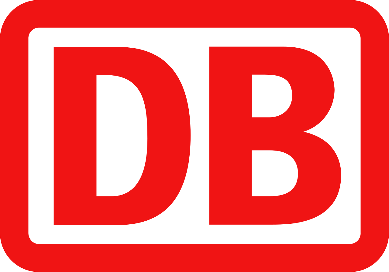 Deutsche Bahn trains operate across Germany's extensive national railway network infrastructure