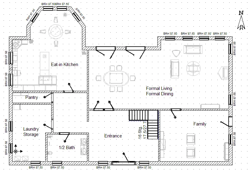 Floor plan definition showing technical architectural layouts and spatial design principles