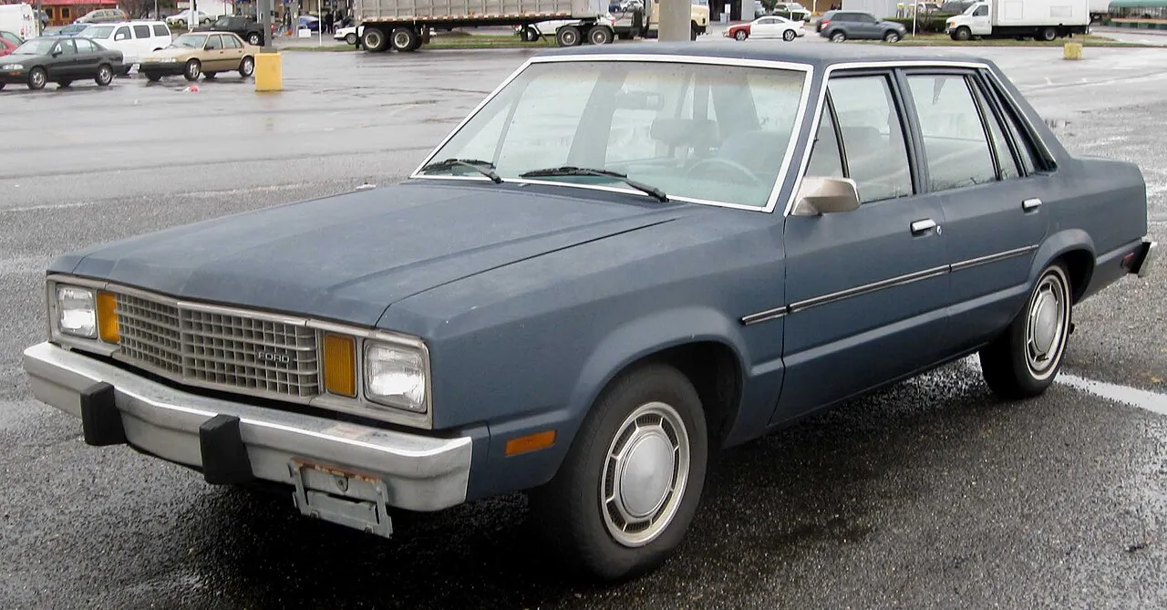 Ford Fairmont classic compact car parked outdoors representing automotive history