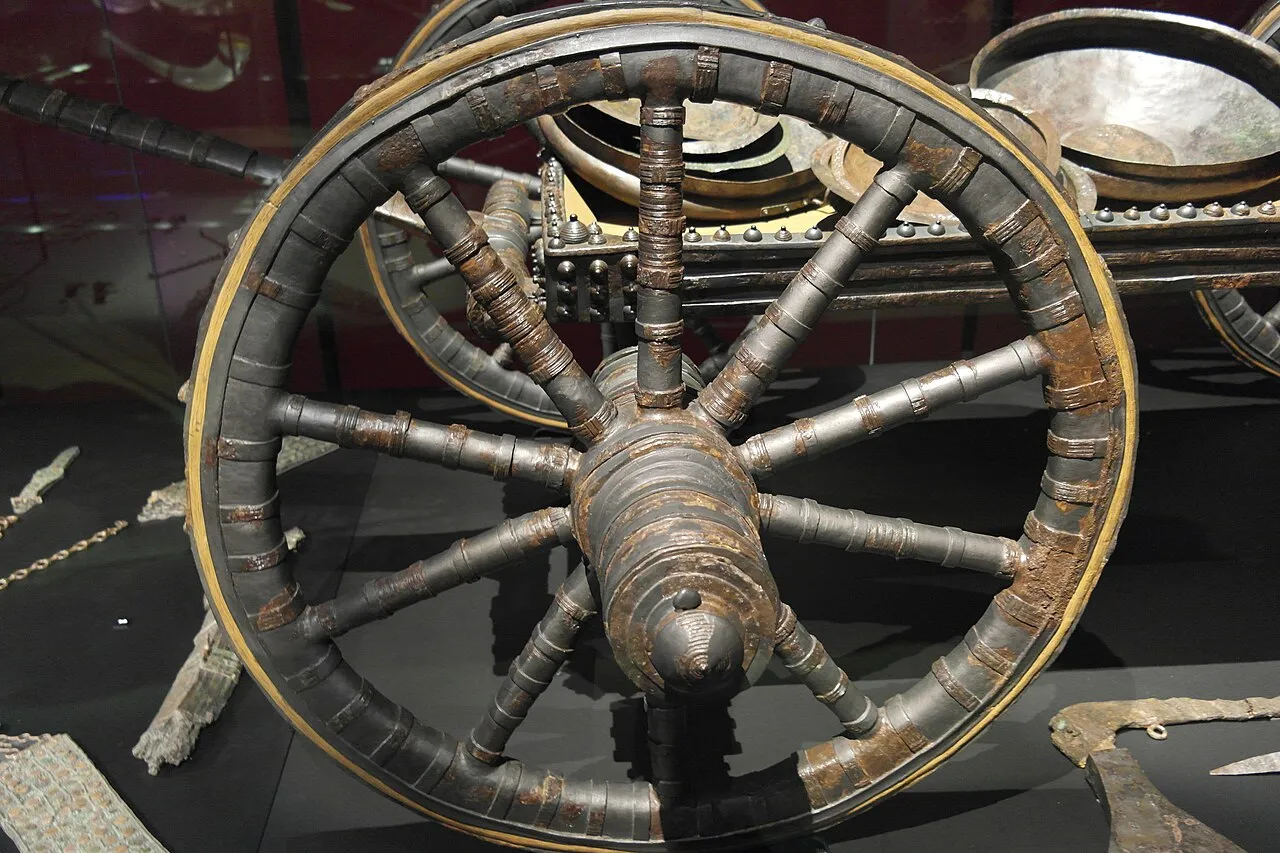 The evolution of the wheel from ancient wooden disks to modern technological applications