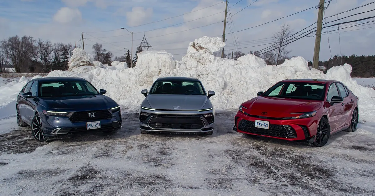 Hyundai Sonata emerges victorious against Toyota Camry and Honda Accord in hybrid sedan comparison