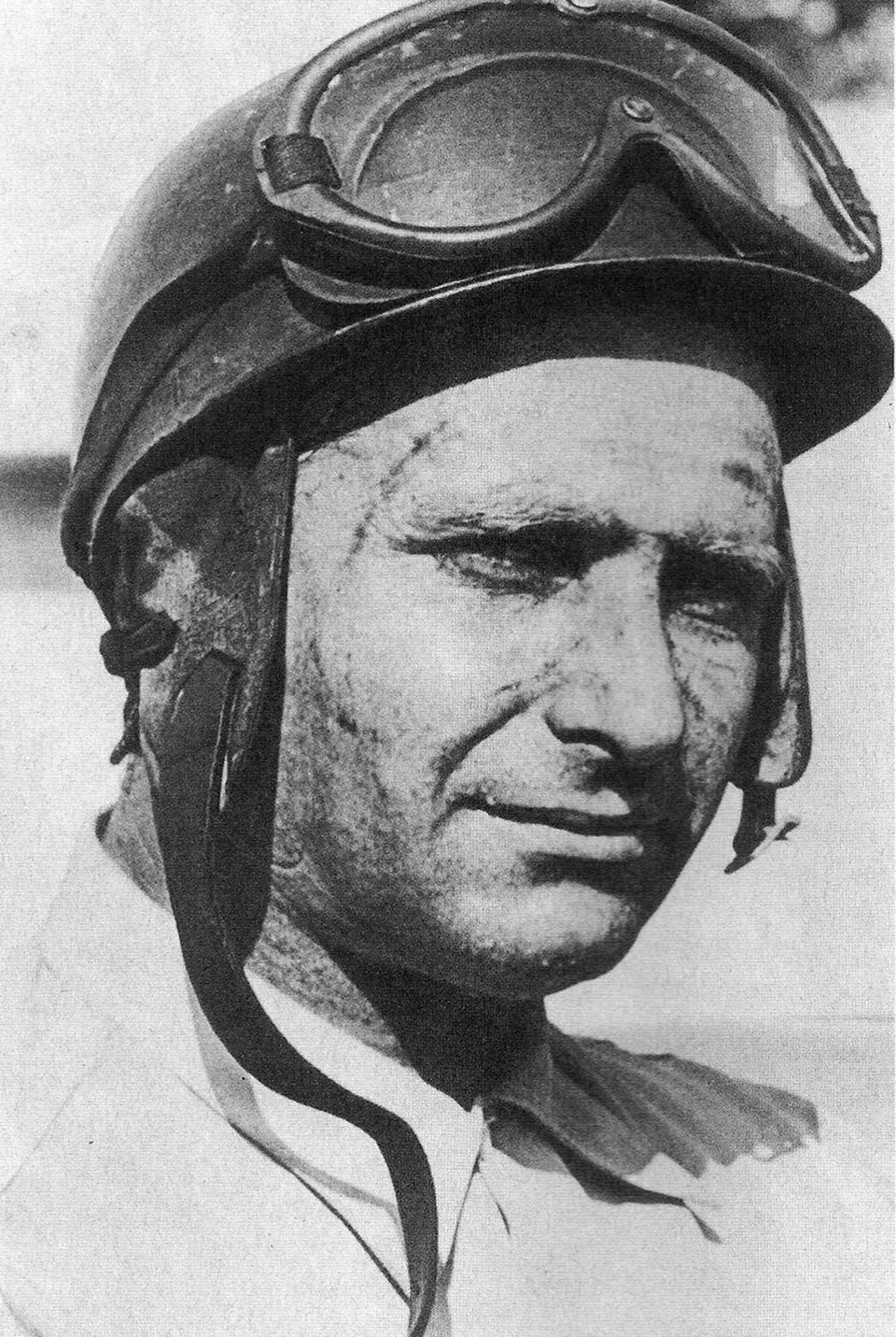 Juan Manuel Fangio driving a Mercedes-Benz during the 1954 Formula One season