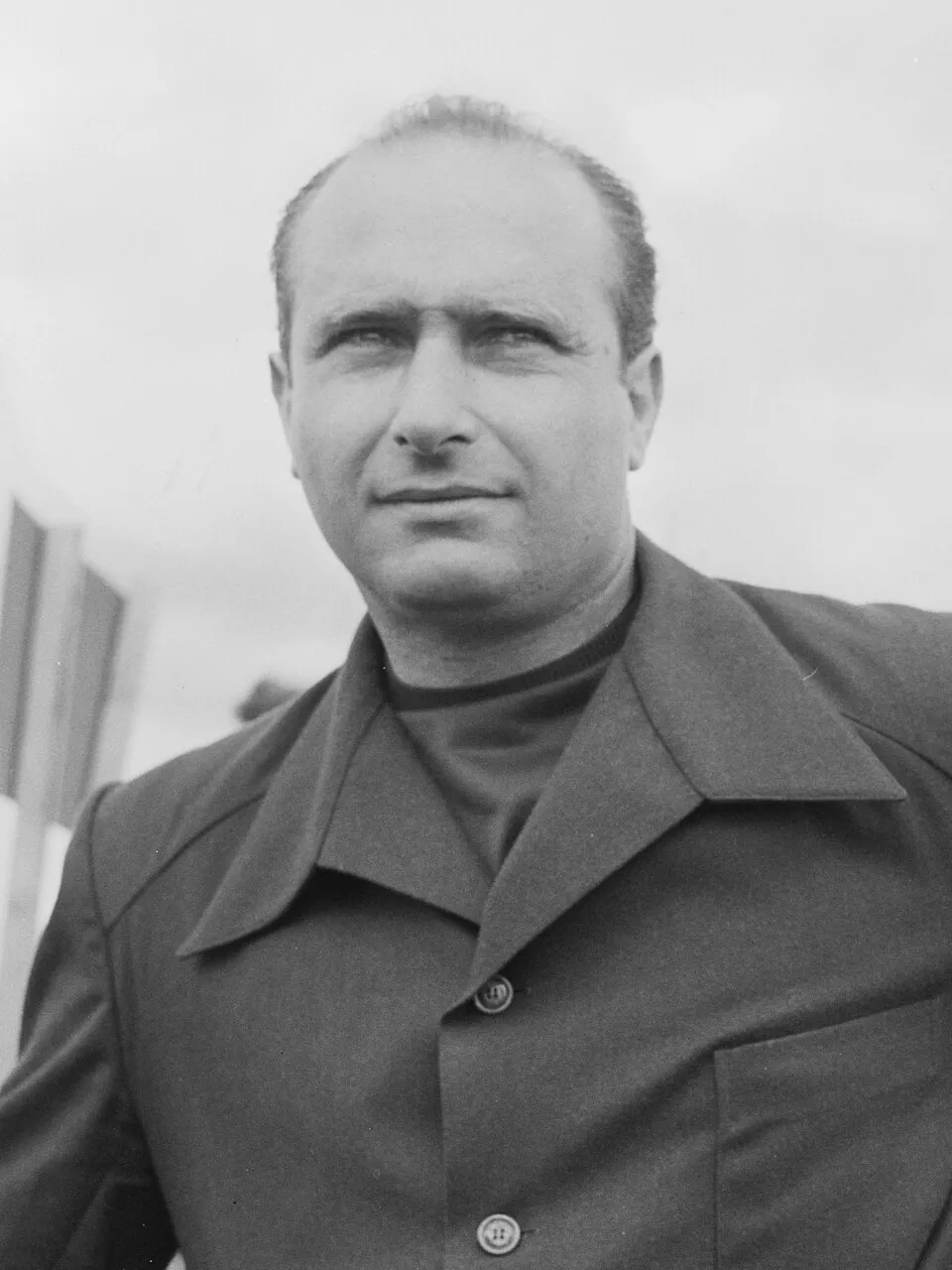Juan Manuel Fangio drives for Maserati during the 1957 Formula One world championship season