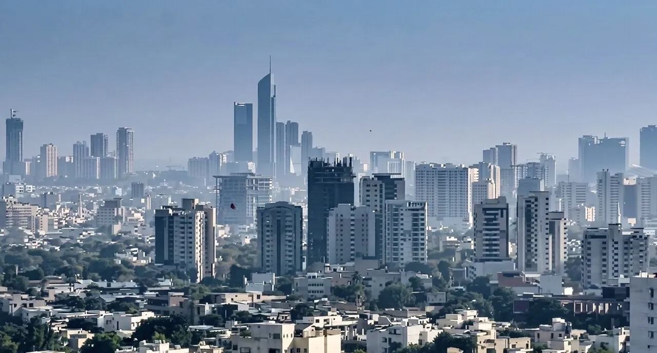 Karachi skyline highlights Pakistan's vibrant financial capital and bustling seaport