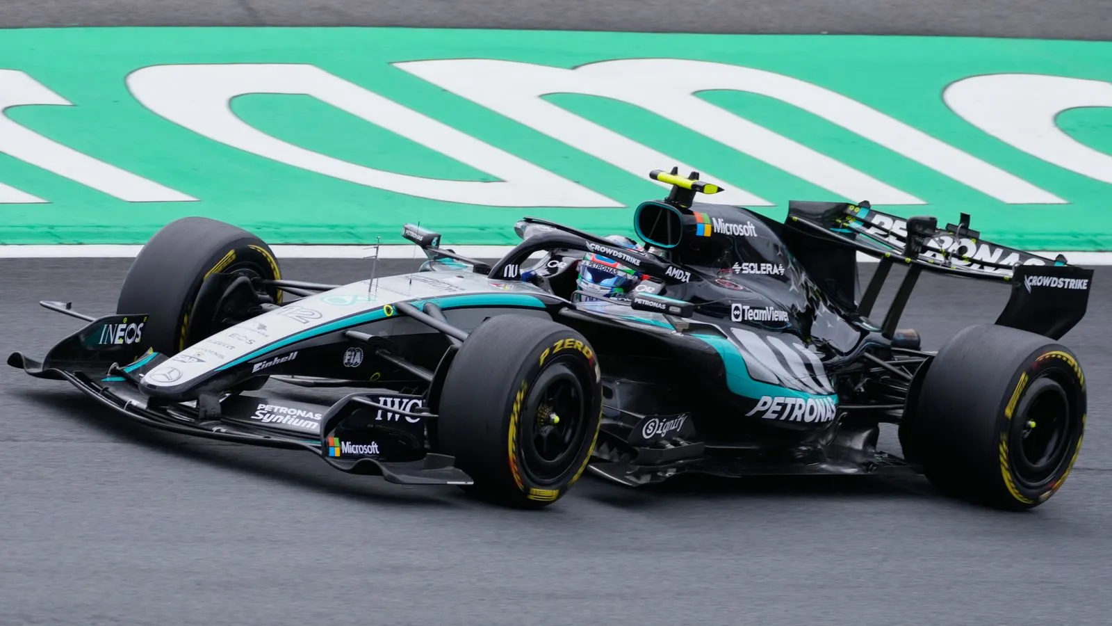 Kimi Antonelli leads practice ahead of Lando Norris at the Dutch Grand Prix
