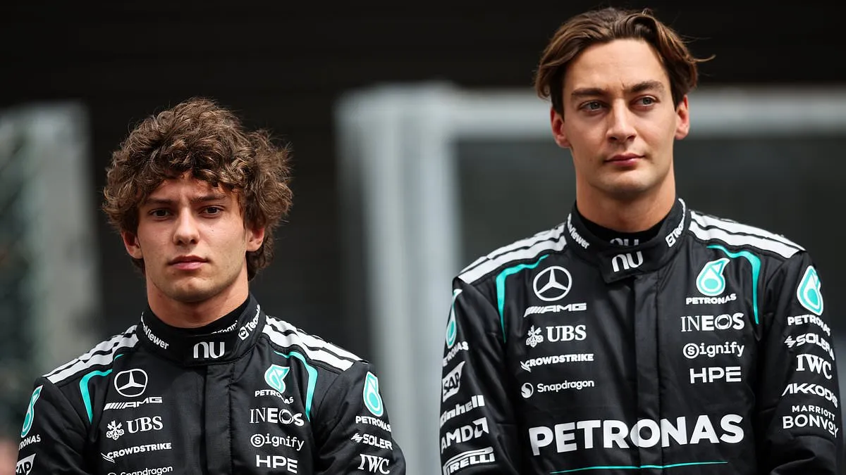 Kimi Antonelli receives special backing from Mercedes over teammate George Russell in F1 title fight