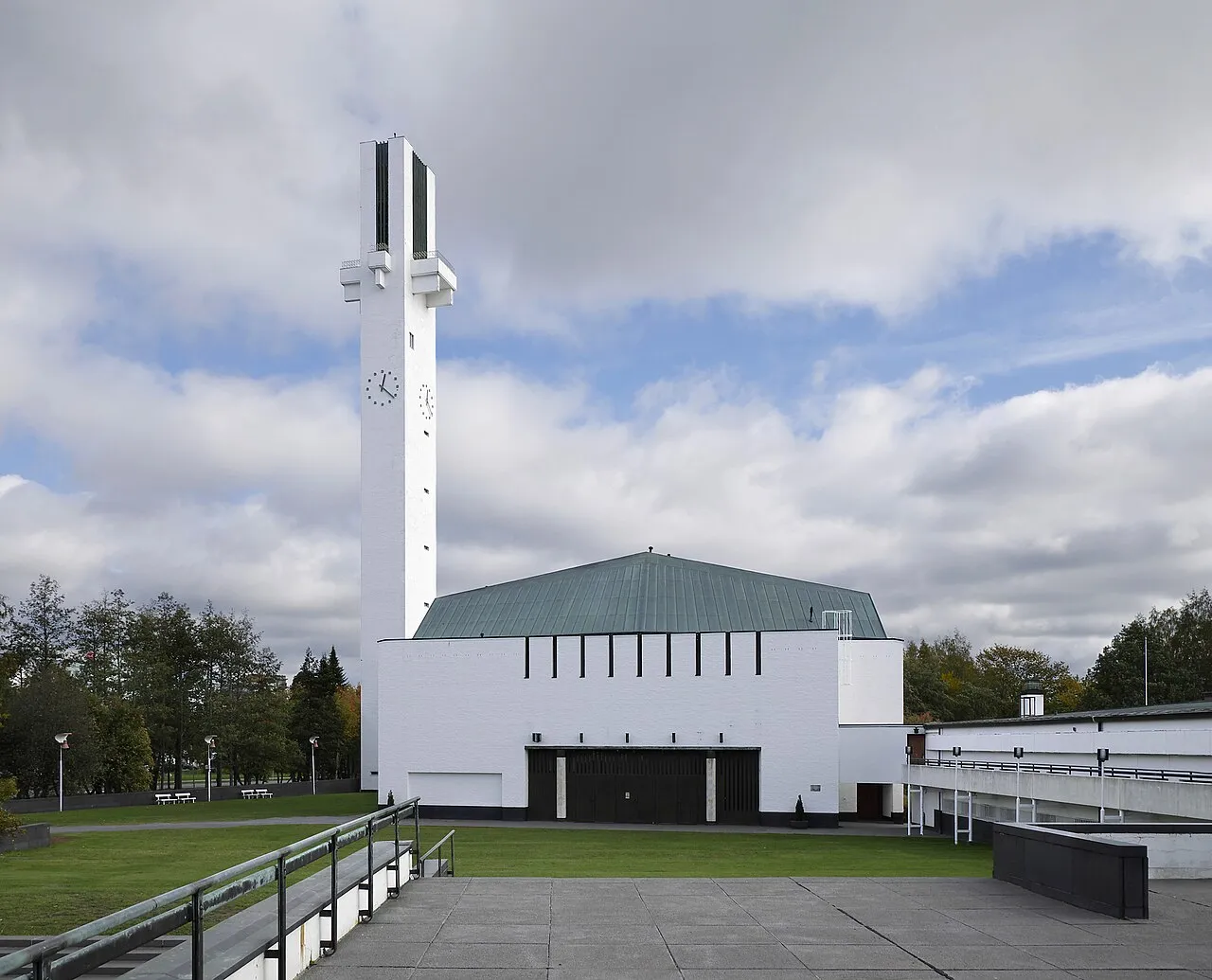 Lakeuden Risti Church in Seinäjoki Finland designed by Alvar Aalto