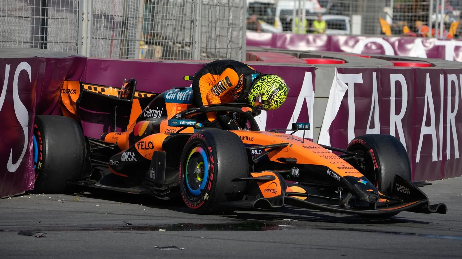 Lando Norris demands race ban for Franco Colapinto after Azerbaijan Grand Prix crash