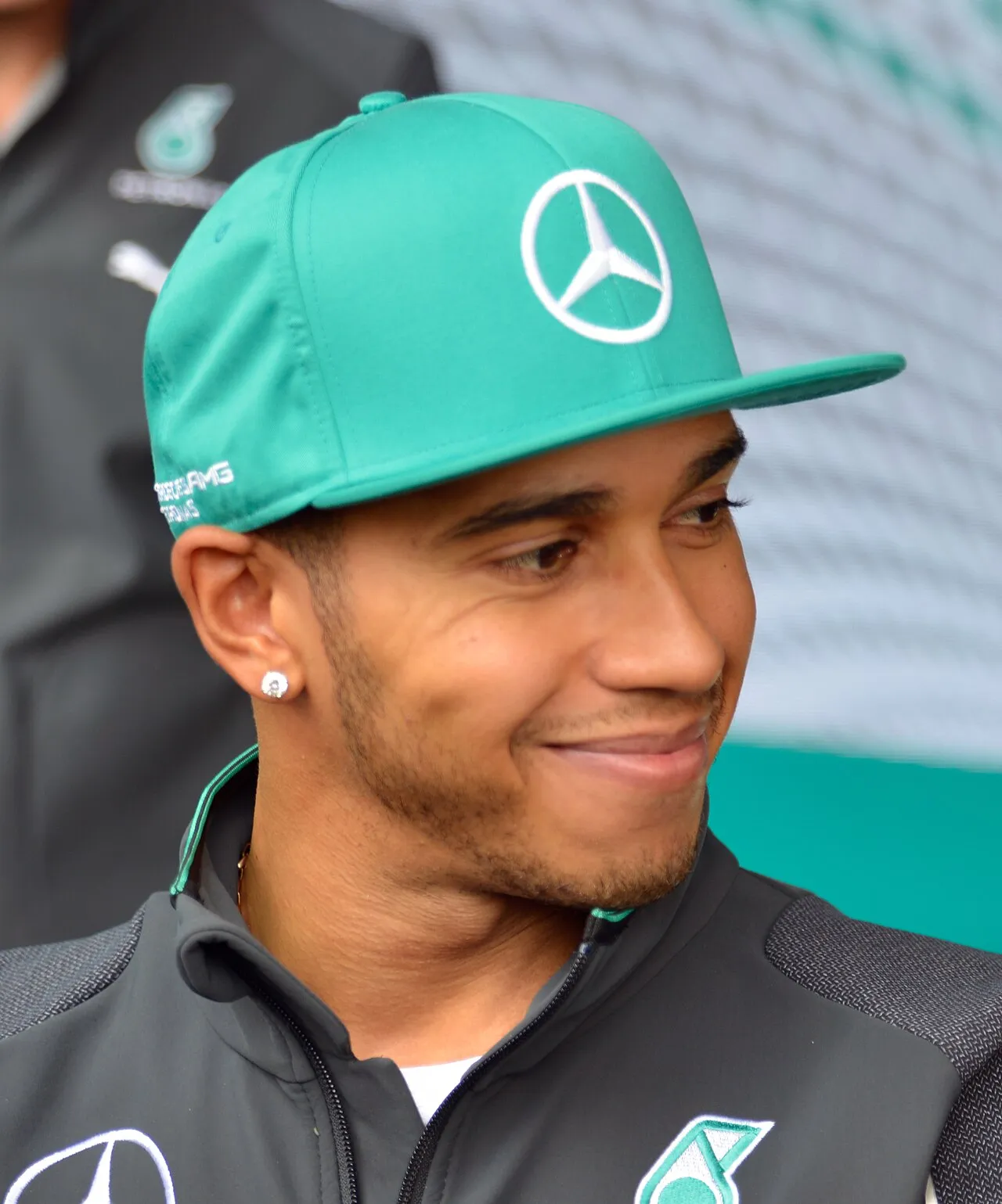 Lewis Hamilton celebrates championship victory during the dominant 2015 Formula One season