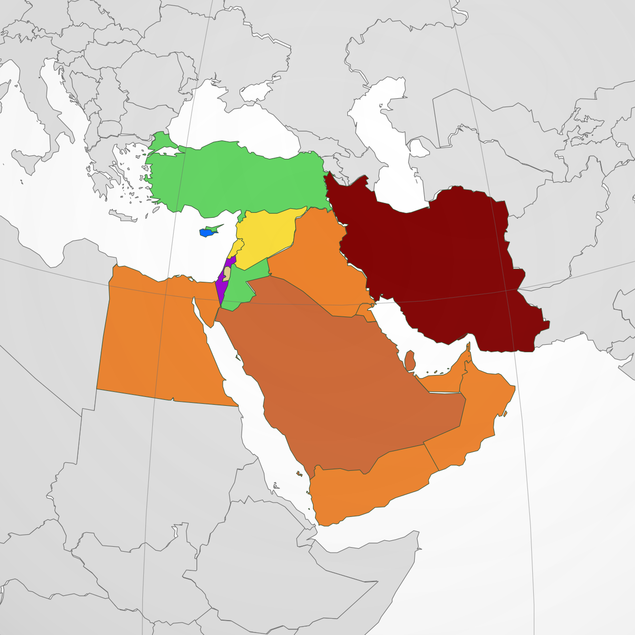 A comprehensive look at the legal and social status of LGBTQ communities across West Asian countries