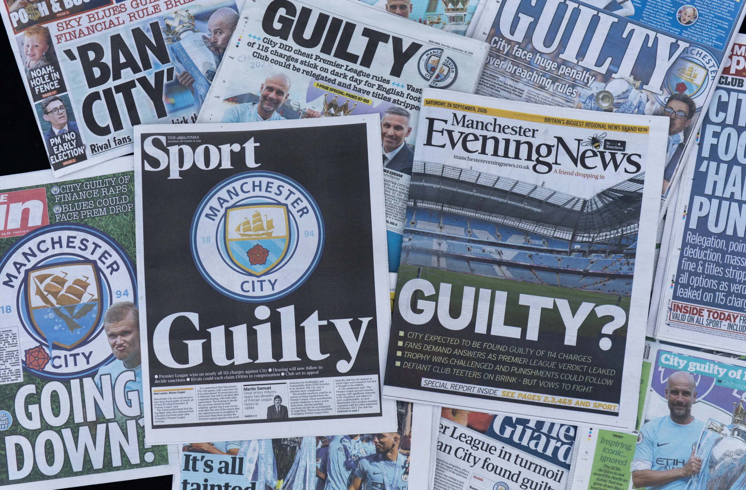 Manchester City faces Premier League relegation threat following massive financial commission findings