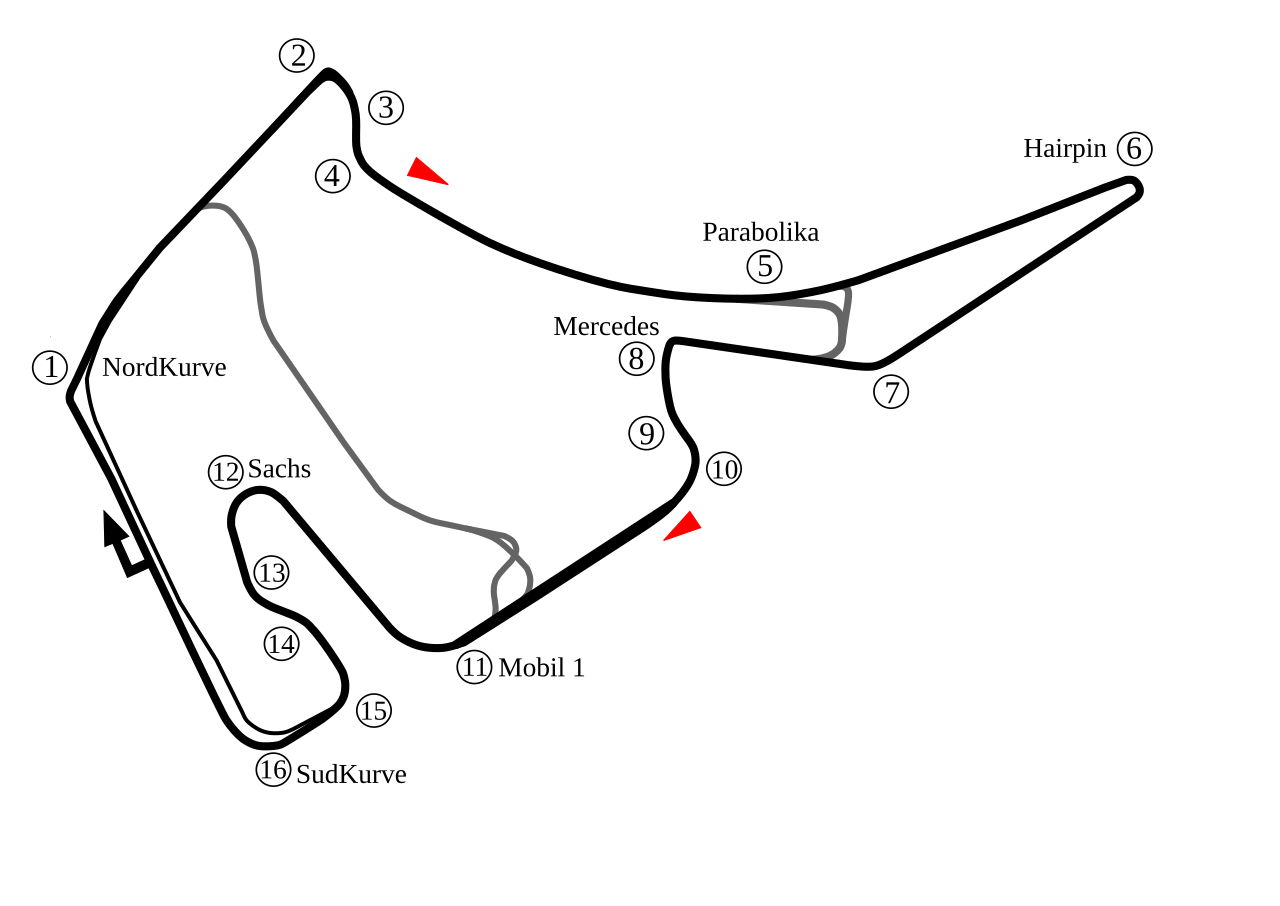 Max Verstappen celebrates victory at the chaotic 2019 German Grand Prix in Hockenheim