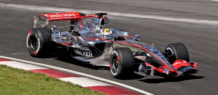 Juan Pablo Montoya driving the McLaren MP4-21 at the 2006 Canadian Grand Prix