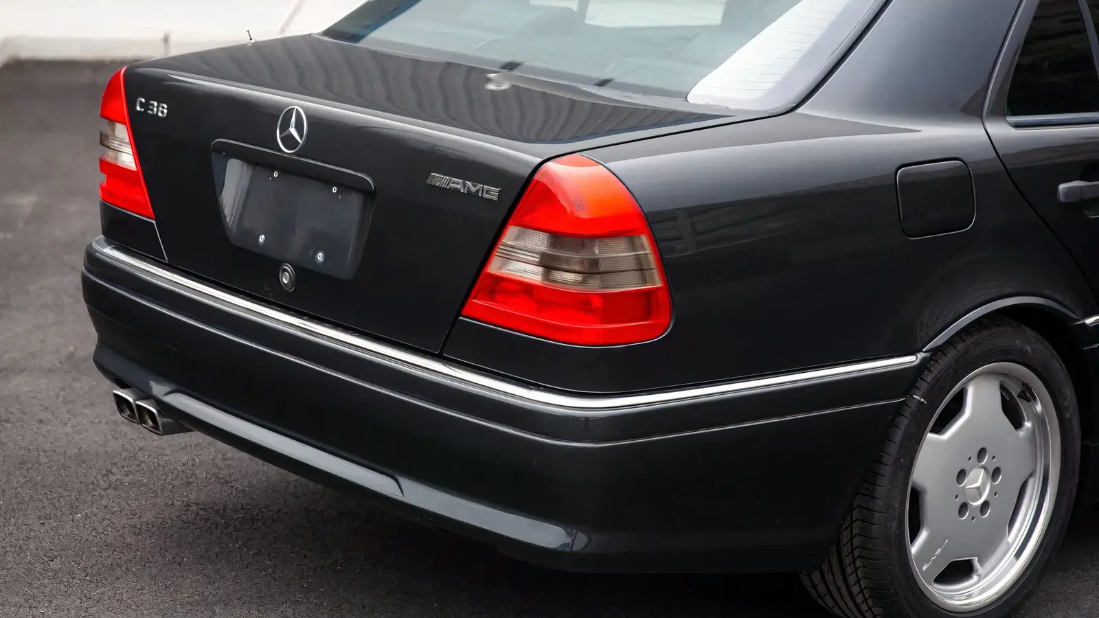 Classic Mercedes-AMG C36 sports sedan provides affordable luxury performance comparable to family cars
