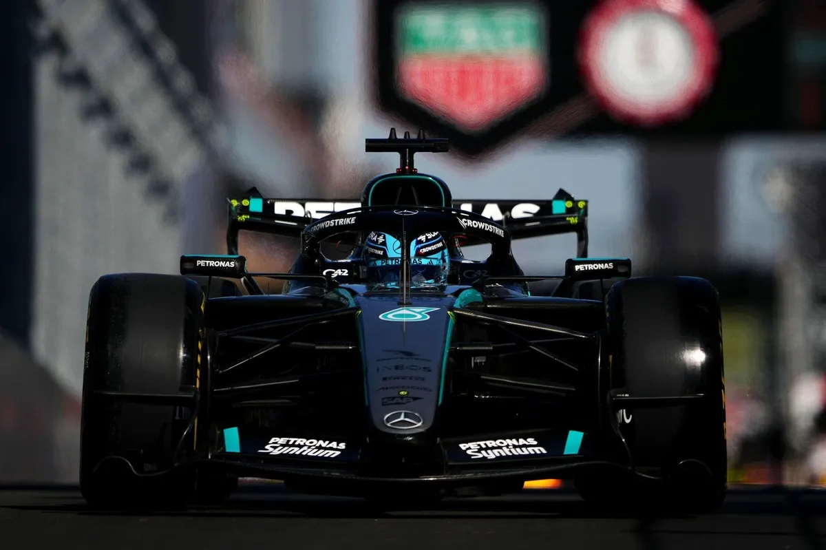 Mercedes explains George Russell two-stop strategy under virtual safety car at Spanish Grand Prix