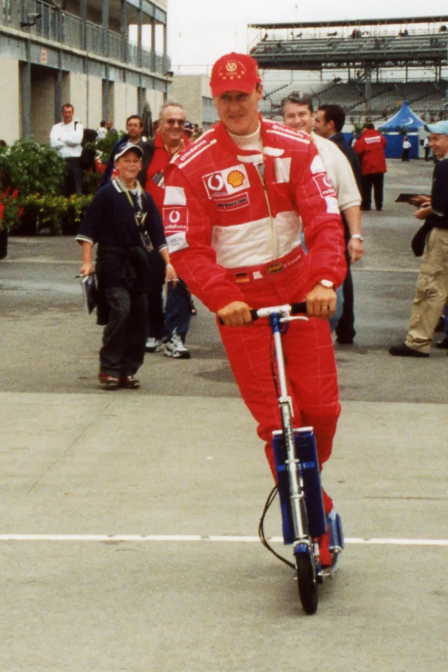 Michael Schumacher dominates the 2002 Formula One season with Scuderia Ferrari