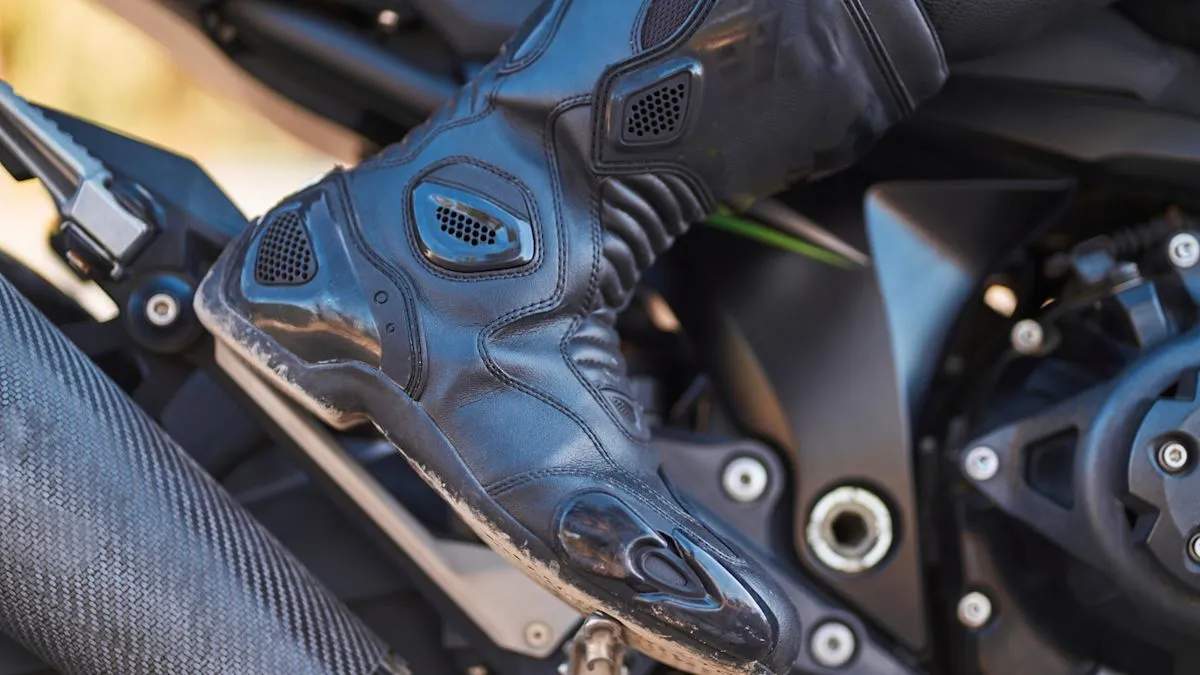 Motorcycle boots safety features and CE ratings provide essential protection for riders