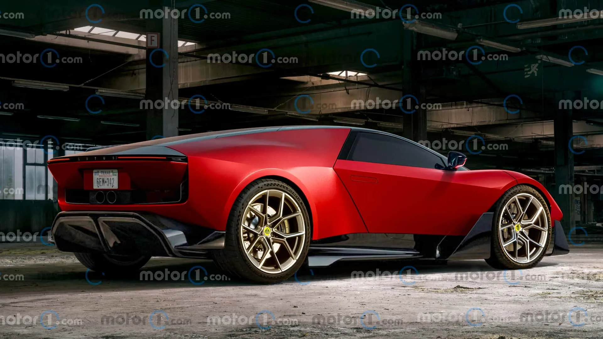 New Lotus Esprit hybrid supercar combines lightweight design with over 1000 horsepower