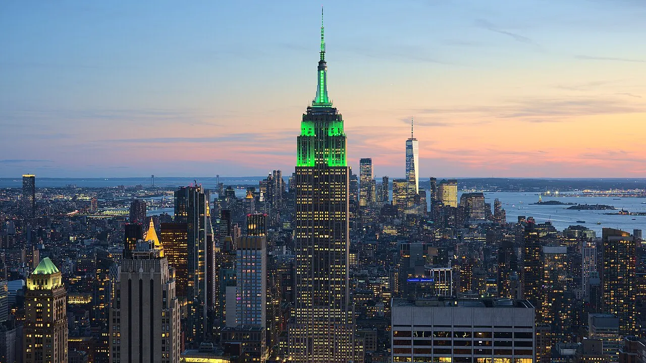 New York City profile highlighting its global financial hub status and iconic skyline