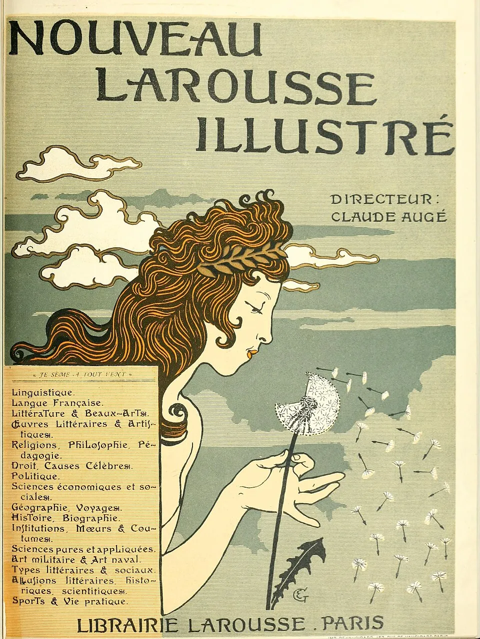 Nouveau Larousse illustré historic French encyclopedia published by Éditions Larousse
