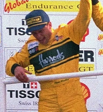 French racing driver Olivier Grouillard during his competitive motorsport career