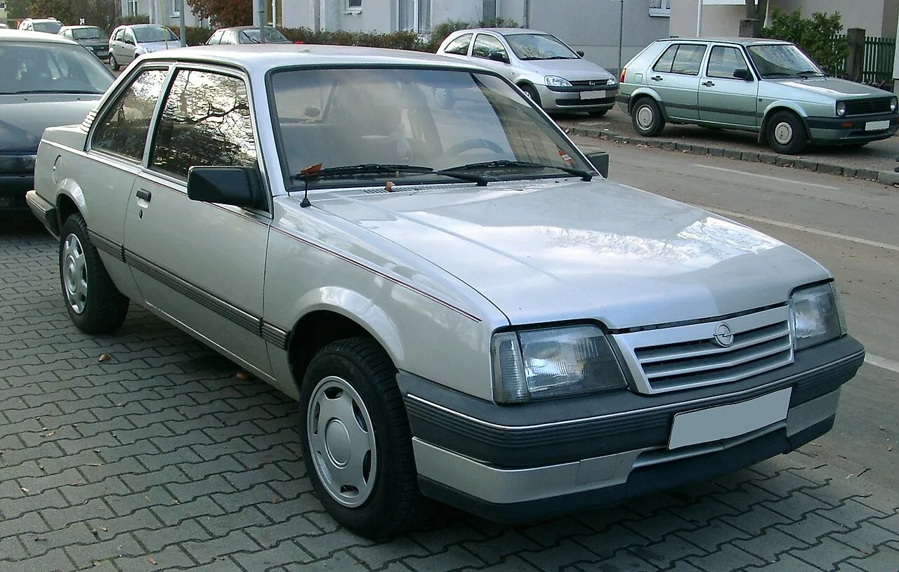 Opel Ascona profile highlighting its 18-year production history and motorsport legacy
