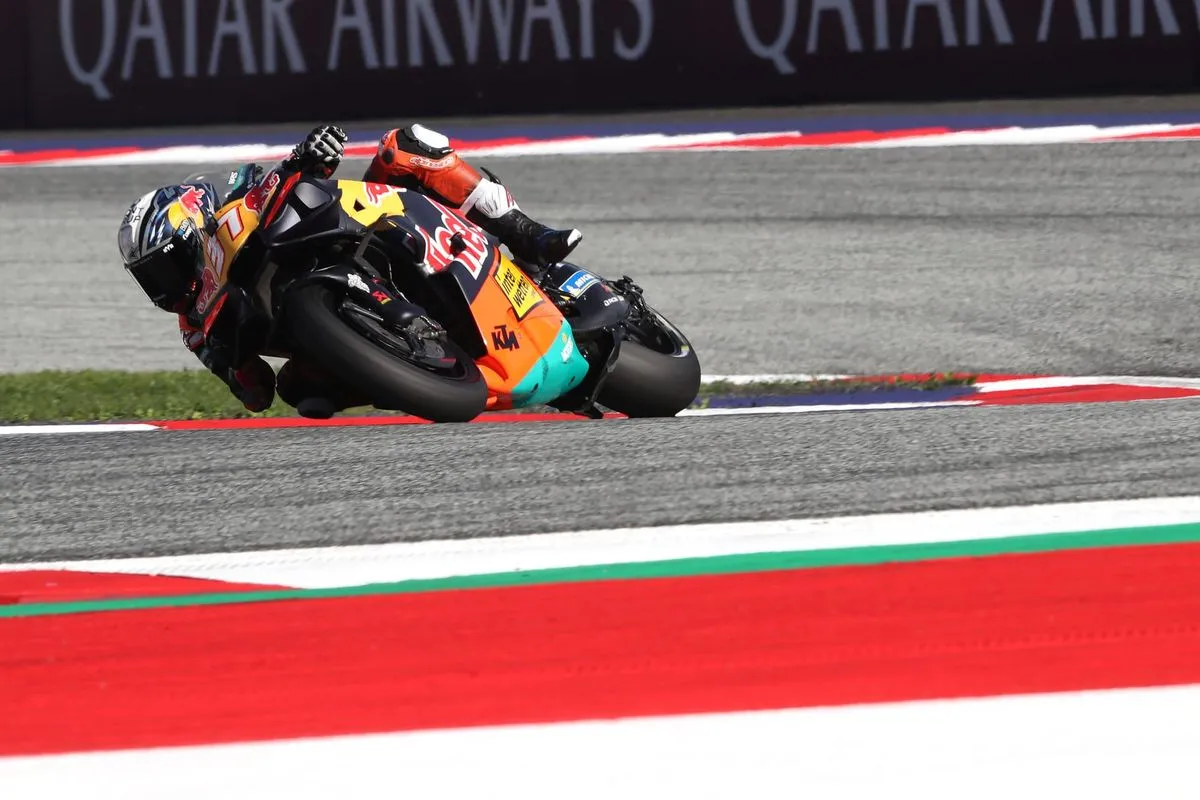 Pedro Acosta explains his costly crash from the lead during the Austrian Grand Prix sprint race