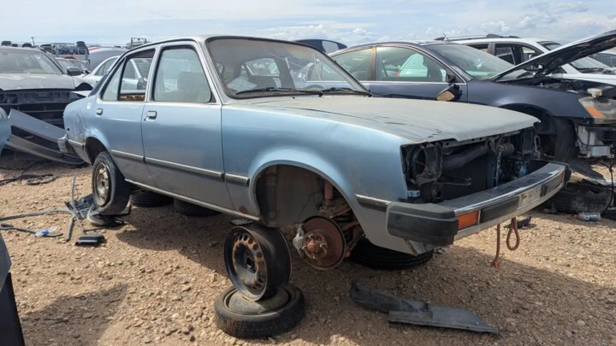 Rare 1982 Isuzu I-Mark Diesel sedan discovered in a Colorado junkyard