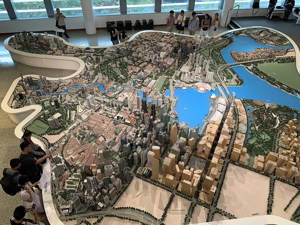 Singapore City Gallery showcases innovative urban planning and the massive Central Area Model