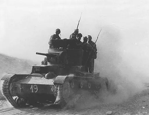Spanish Civil War conflict between Republicans and Nationalists from 1936 to 1939