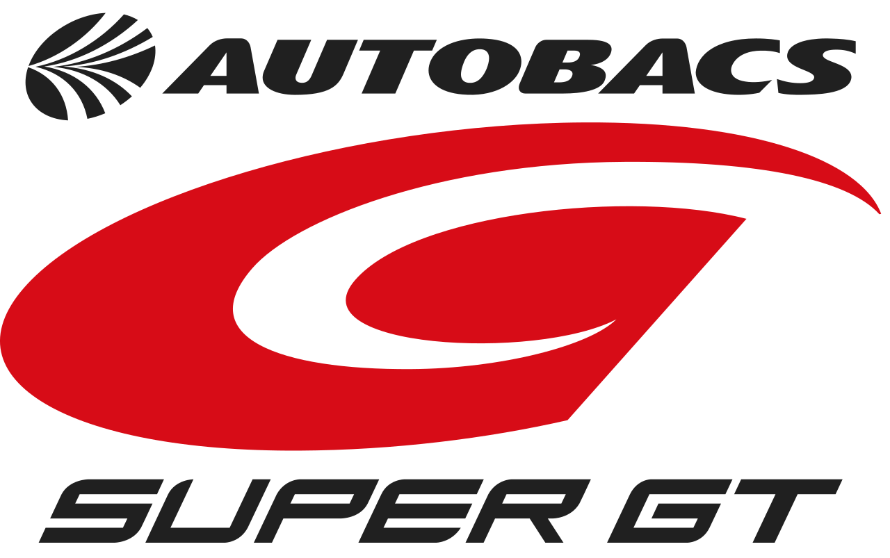 Super GT cars competing at high speeds on a premier Japanese racing circuit