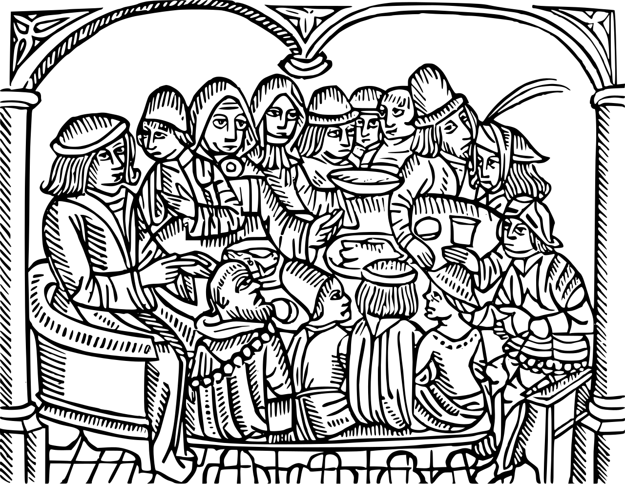 The Canterbury Tales historical manuscript and literary profile of Geoffrey Chaucer