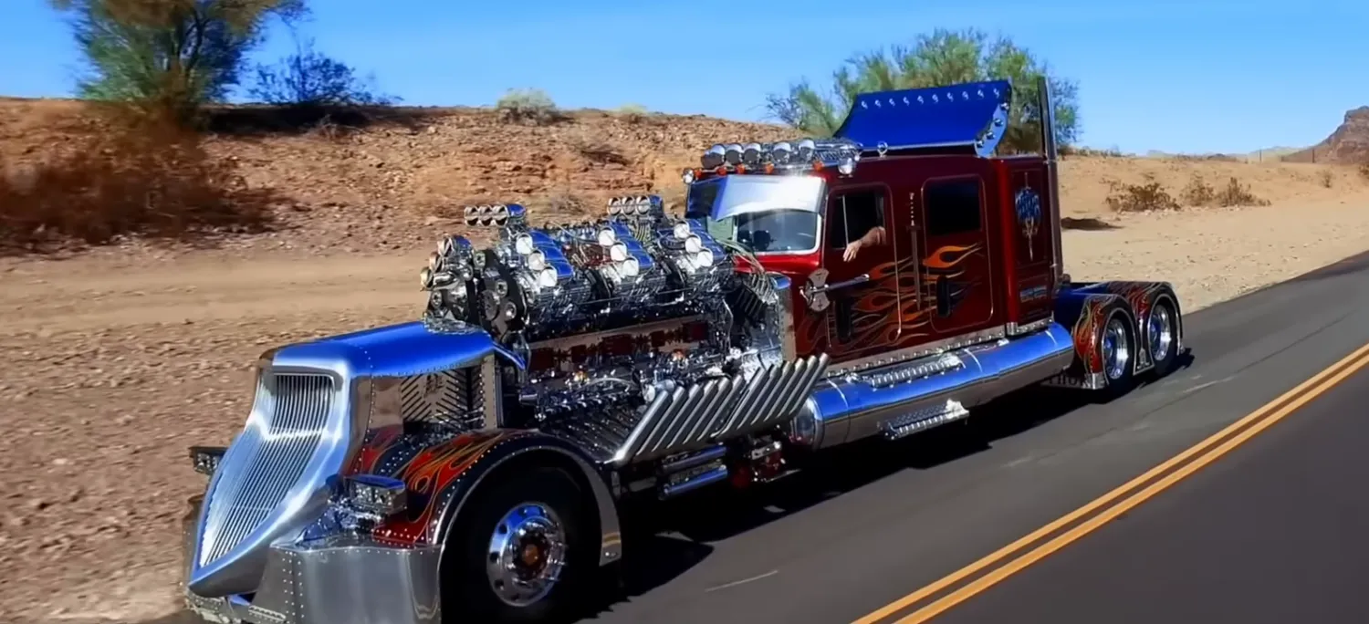 Thor 24 custom semi truck with massive power and unique design