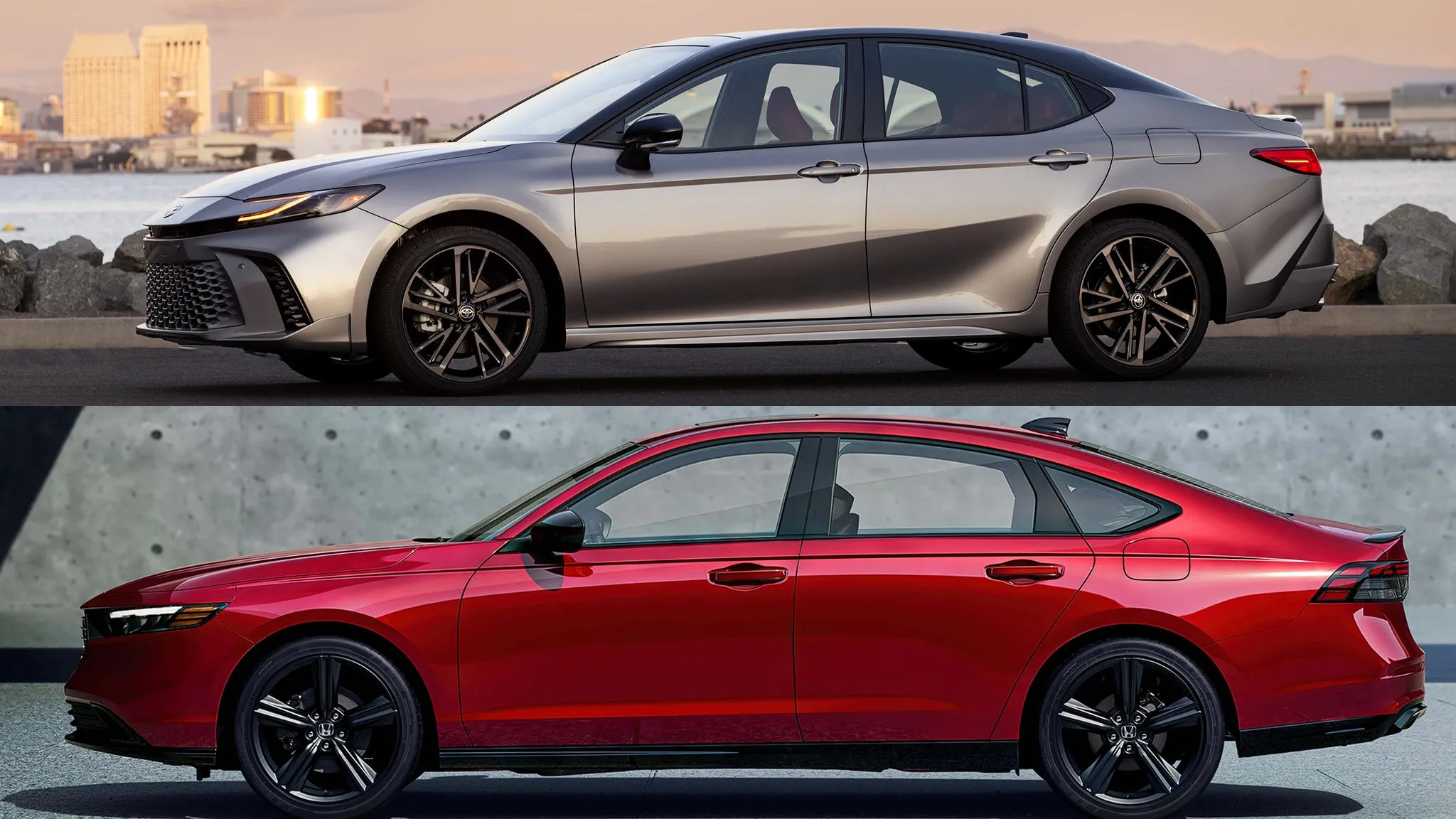 Toyota Camry and Honda Accord face off in ultimate midsize sedan spec comparison