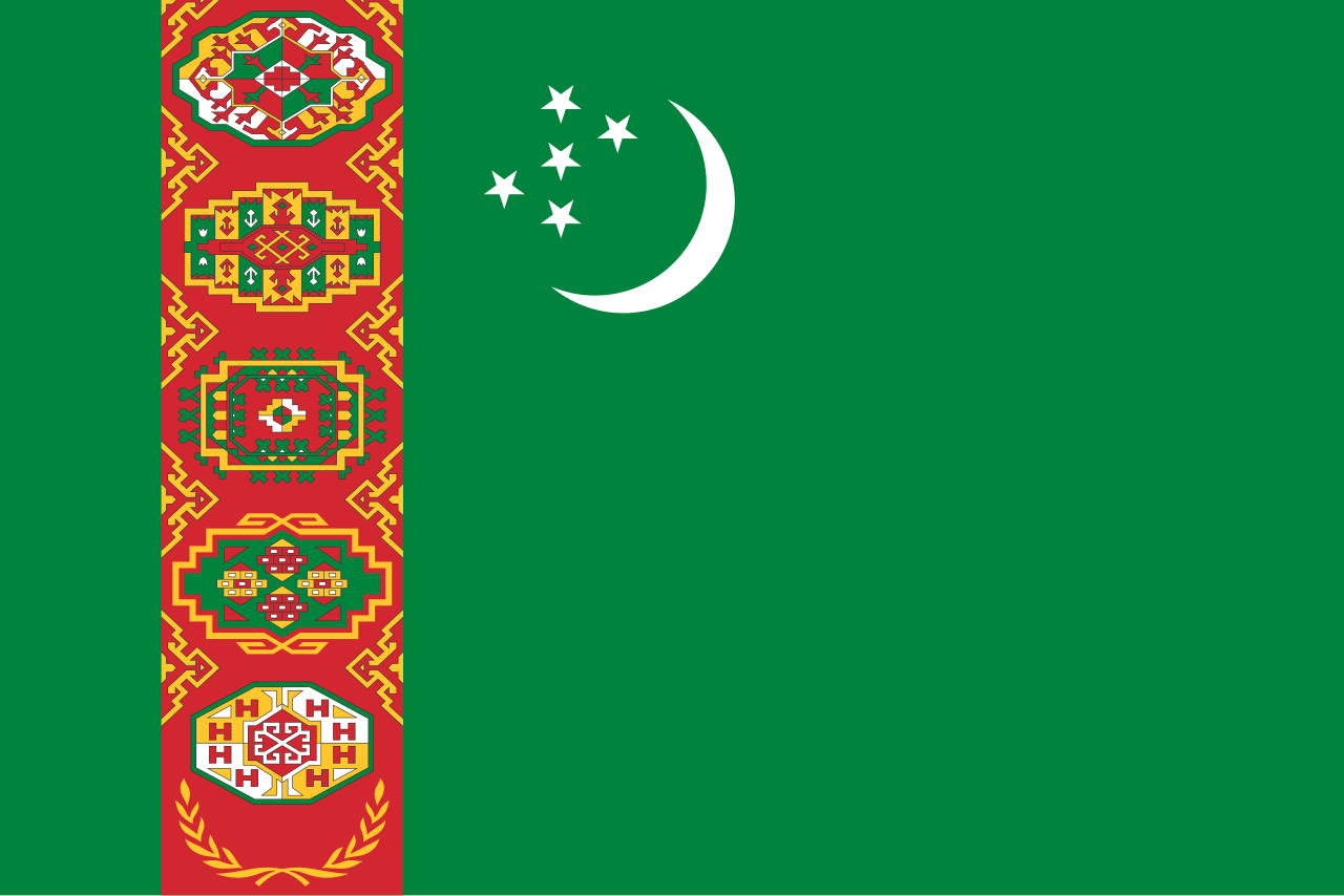 Turkmenistan landscape showcasing its vast deserts and natural gas resources