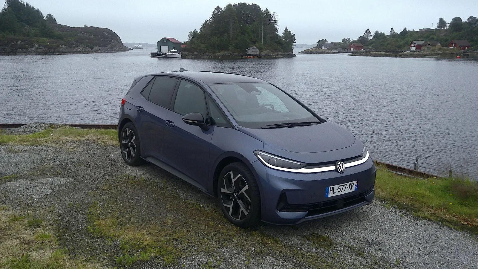 Volkswagen ID.3 Neo test drive on European roads showcasing its updated design and efficiency