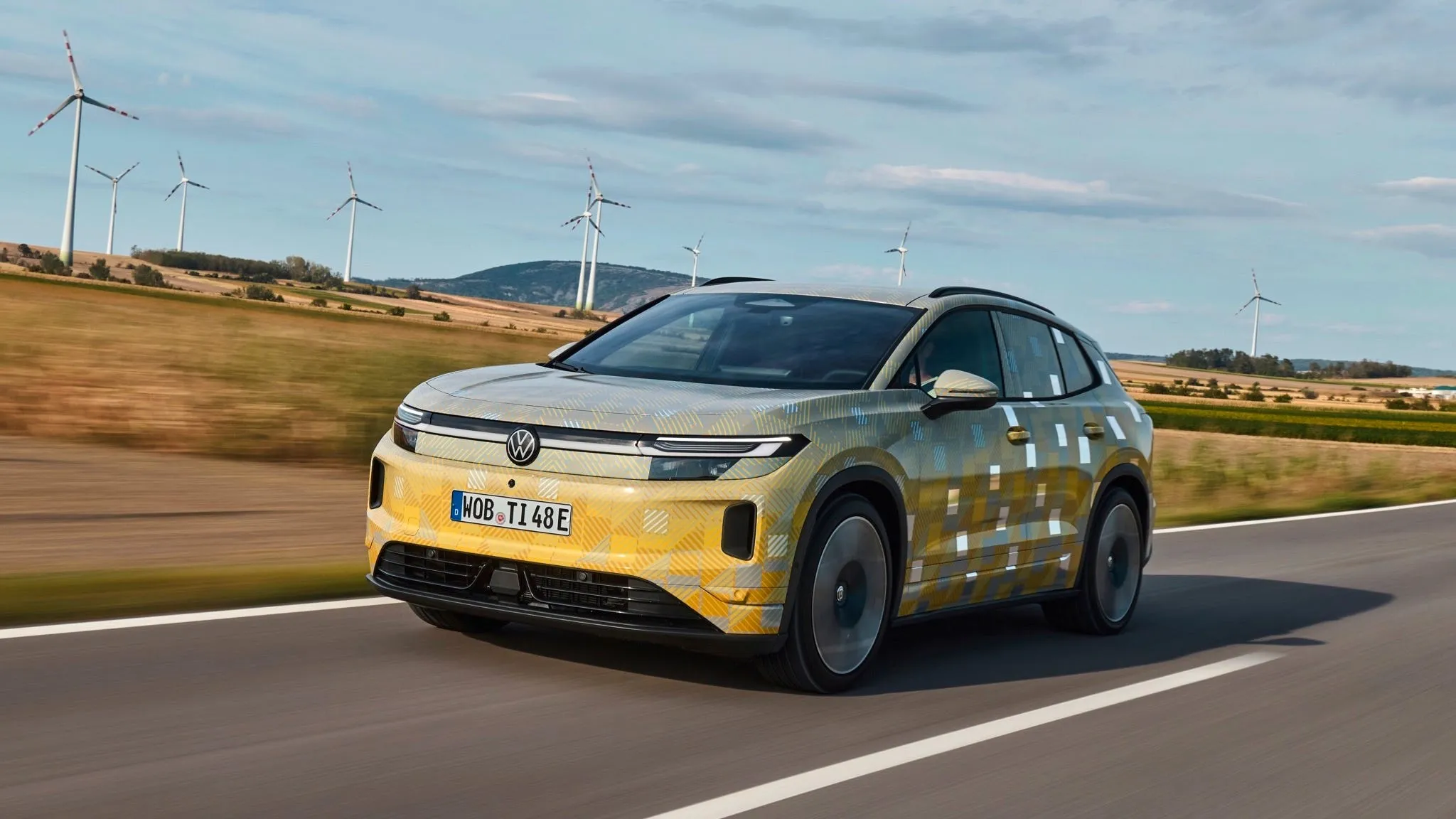 Volkswagen reveals the camouflaged 2028 ID Tiguan as the direct successor to the ID4 electric SUV