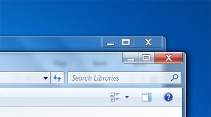 Windows Aero interface introduced glass transparency and hardware acceleration to Windows Vista and Windows 7